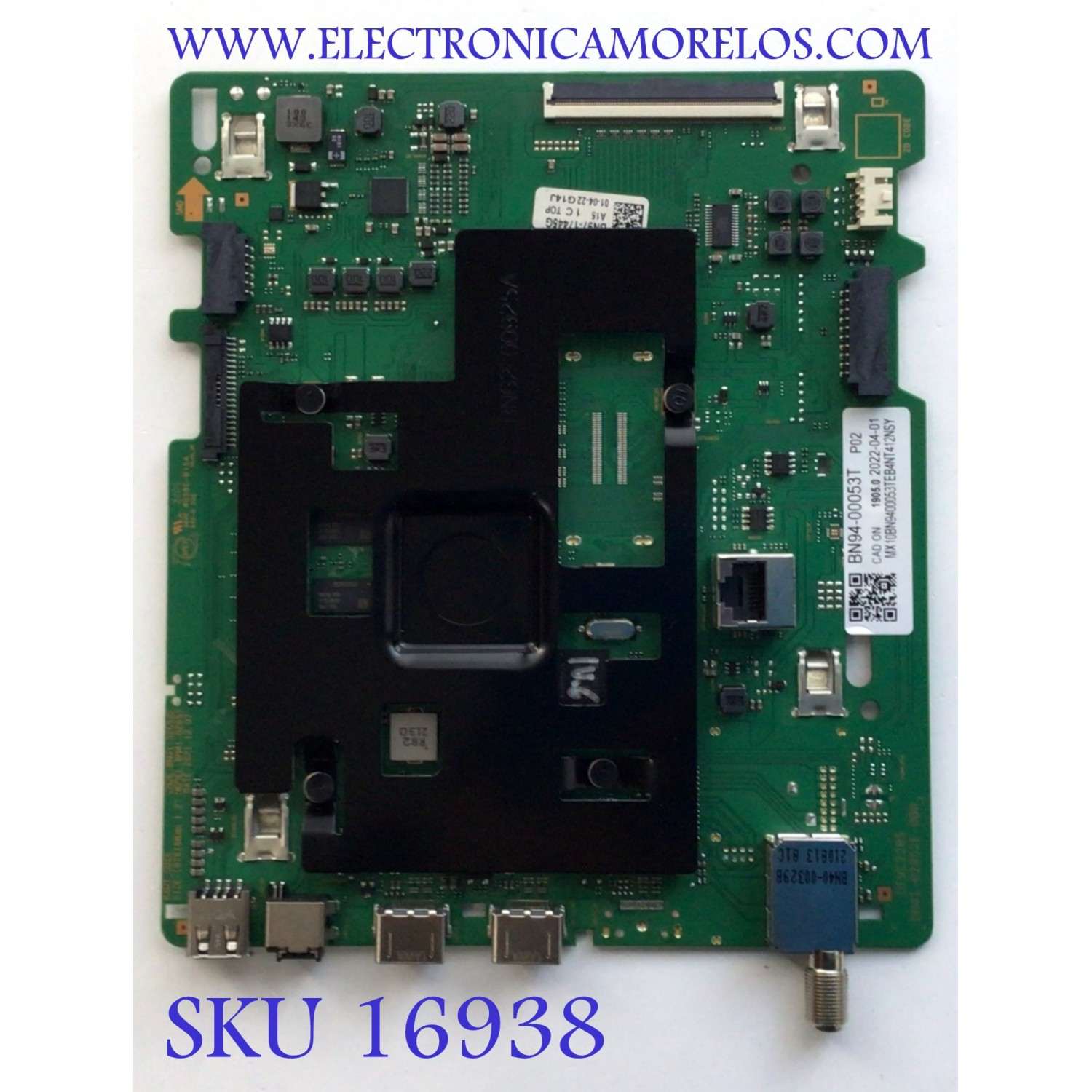 MAIN PARA SMART TV SAMSUNG 4K RESOLUCION (3840 X 2160) / NUMERO DE PARTE BN94-00053T / BN41-02852E-000 / BN97-17445G / BN9400053T / 00053T / NUMERO DE PANEL NC750DQG-ABGRA  / MODELO UN75TU7000FXZA BE11
